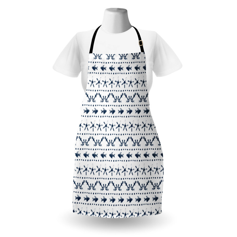 No Pattern Bib Apron