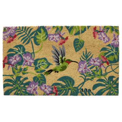 Hummingbird Paradise Doormat 18x30