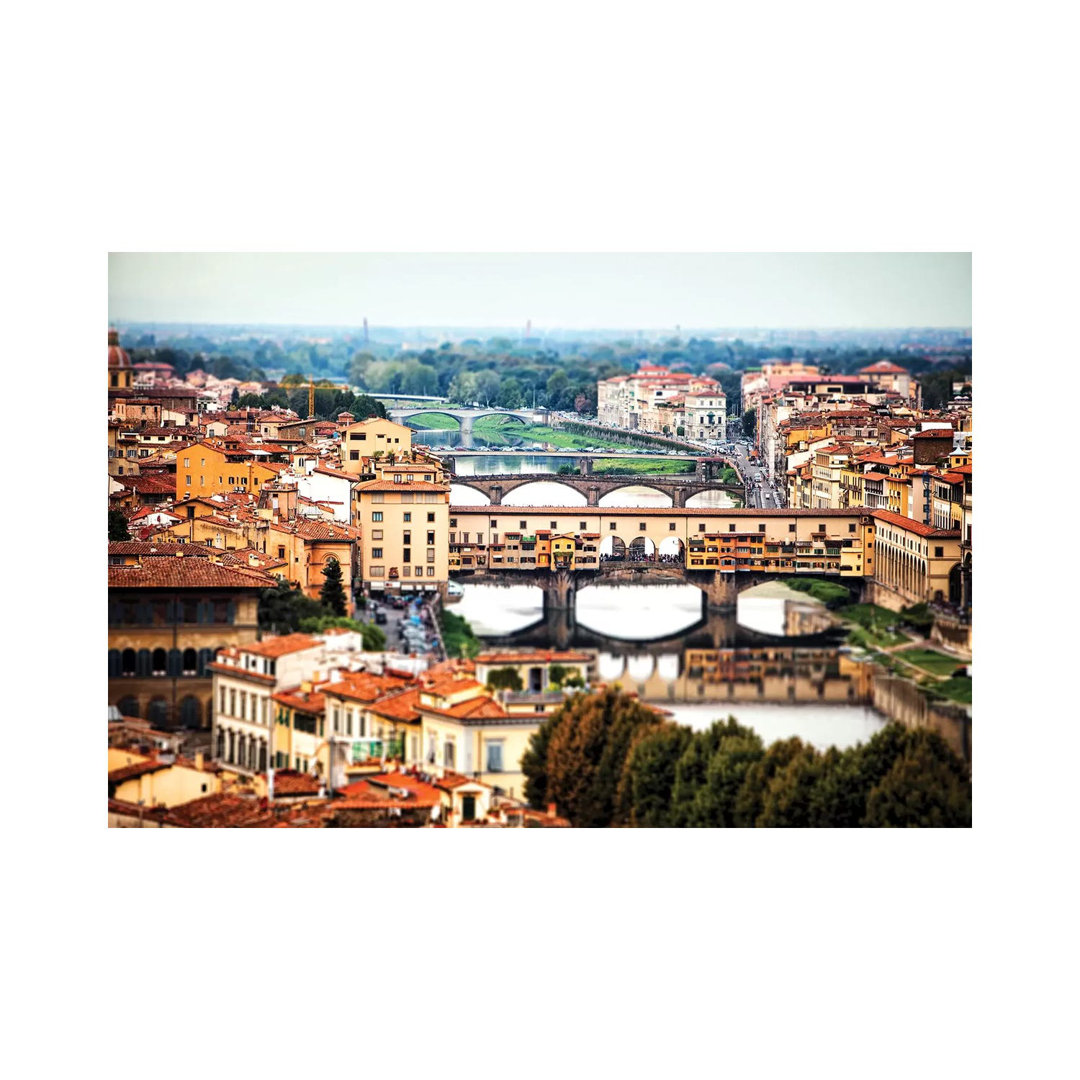 Bridges Of Florence Italy by Susan Schmitz - Wrapped Canvas Gallery-Wrapped Canvas Giclée