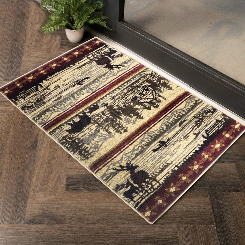 Area Rug With Cream Color, 2.7' X 7.3', For Living Spaces 2.7 Ft. 7.3 Rug, Enhances Home Ambiance, Runner 7'3" x 2'7"