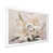 White Single Picture Framed