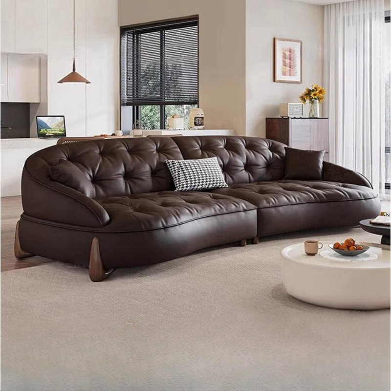 Modern Simple Creative Sofa, Dark Coffee