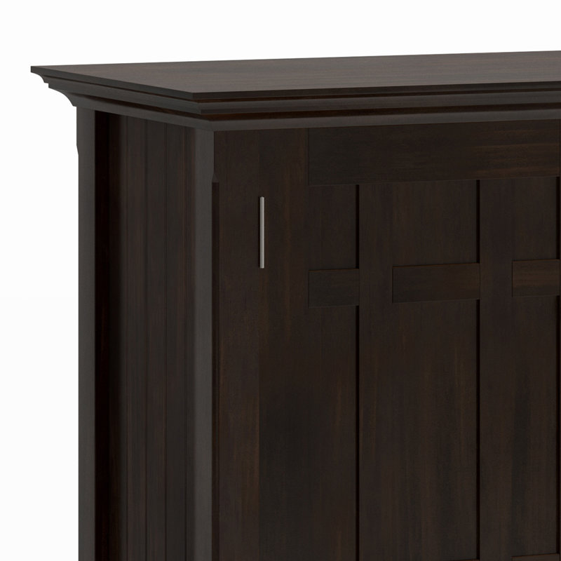 Bedford Dark Tobacco Brown Solid Wood Sideboard Buffet
