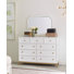 Commode double 9 tiroirs avec miroir Braylah