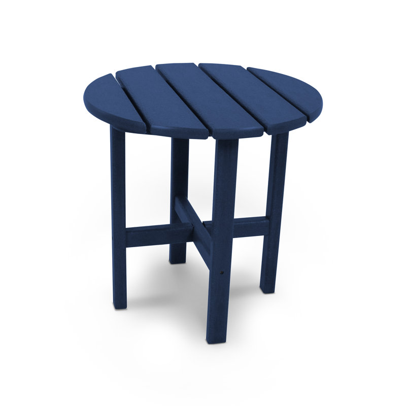 Table d'appoint ronde POLYWOOD de 18 po par Ivy Terrace, Marine