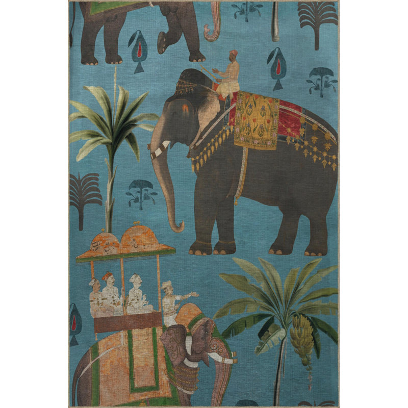 Tapis rectangulaire Yinessa, Rectangle 5 pi x 7 pi 7 po