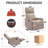 Chenille Swivel Manual Recliners with Heat Massage-1114324235