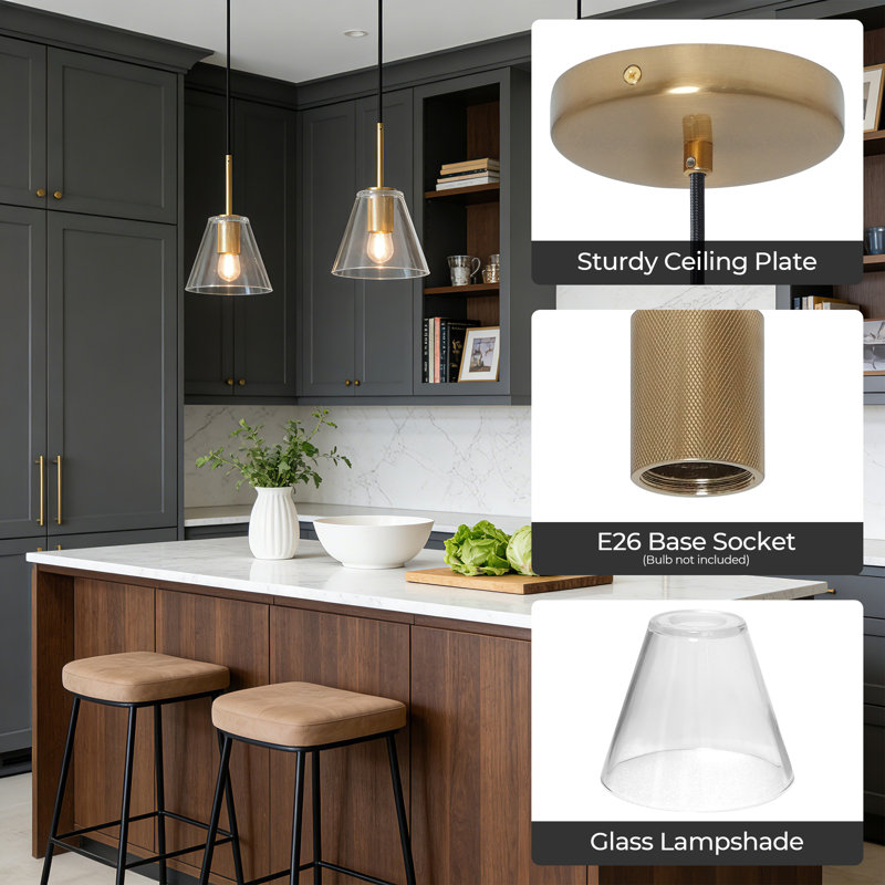 1 - Light Kitchen Island Pendant