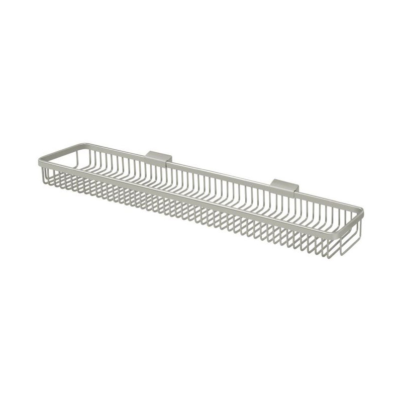 Rectangular Wire Shower Caddy, Brushed Nickel