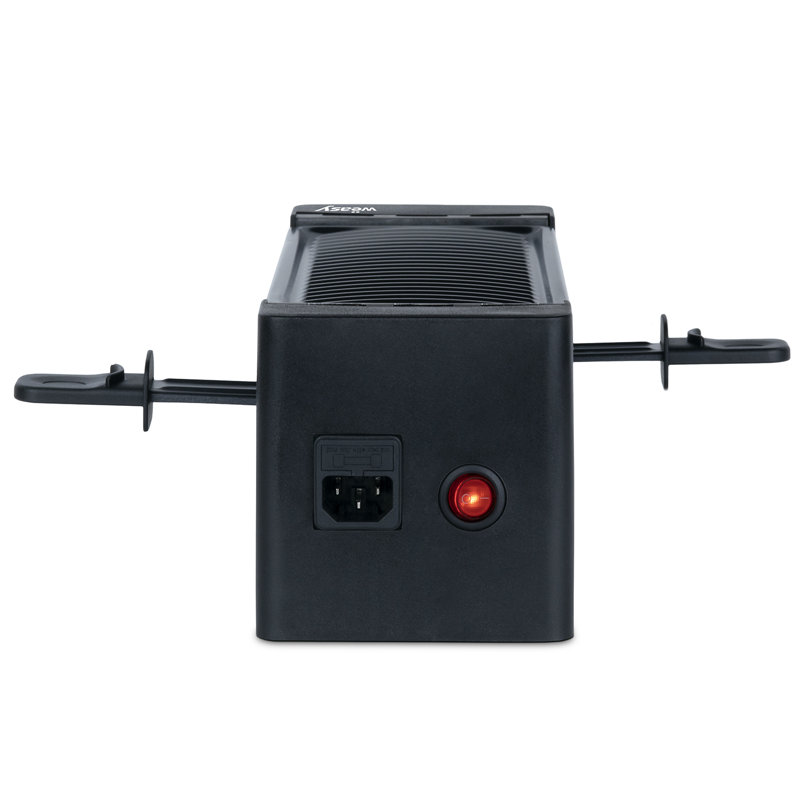 Verbindbares 2-Personen-Raclette rot TAK12, Black