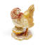 Boîte à bijoux poule avec œufs