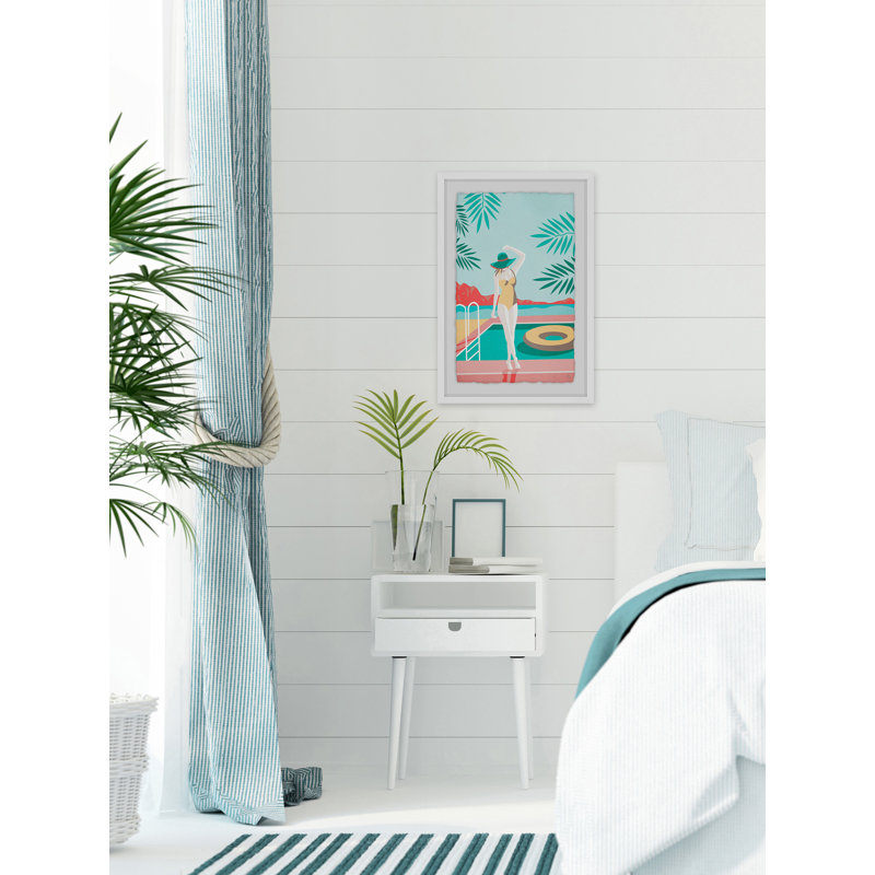 Summer Fashion - Single Picture Frame Painting, 61 cm H x 41 cm W x 4 cm D
