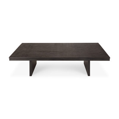 Grooves Solid Wood Coffee Table