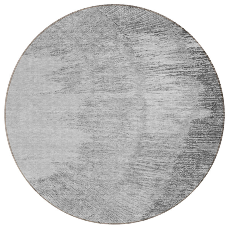 Tapis extérieur lavable abstrait bleu marine 3 pi x 5 pi