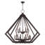 Lustre géométrique en métal 15 lumières Buckeys-22712118