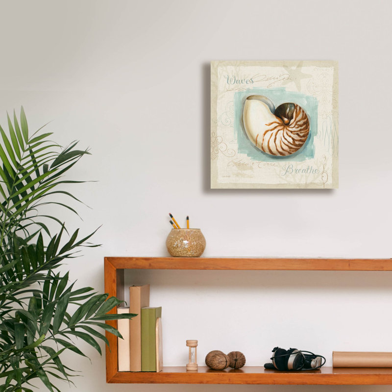 «Coastal Jewels II» par Lisa Audit, art mural sur toile, H 12 po x l 12 po x P 0,75 po