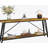 70.9 Inch Extra Long Industrial Sofa Table With 2-Tier Shelves, Rustic Brown For Hallway And Living Room-1004007406