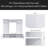 79.1''Wide Modern Hall Tree With Shoe Storage, 4-In-1 Entryway Bench With 8 Cubbies, 7 Coat Hooks & Adjustable Shelf For Hallway, Living Room-1191602785