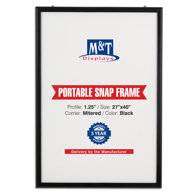 Cadre photo portatif, Noir