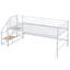 Lit mezzanine moyen avec escalier de rangement, lit simple-85785867