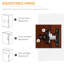 Pantry Cabinet With Adjustable Shelves, Doors-1679357987