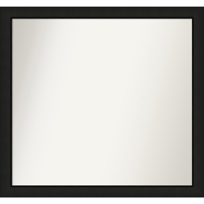 Phil Solid Wood Wall Mirror, Rectangle, 29.25" x 31.25"