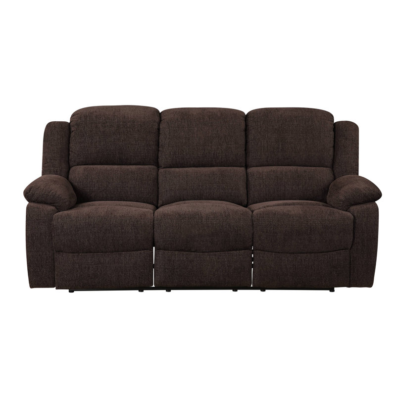 Madden Brown Chenille Motion Sofa