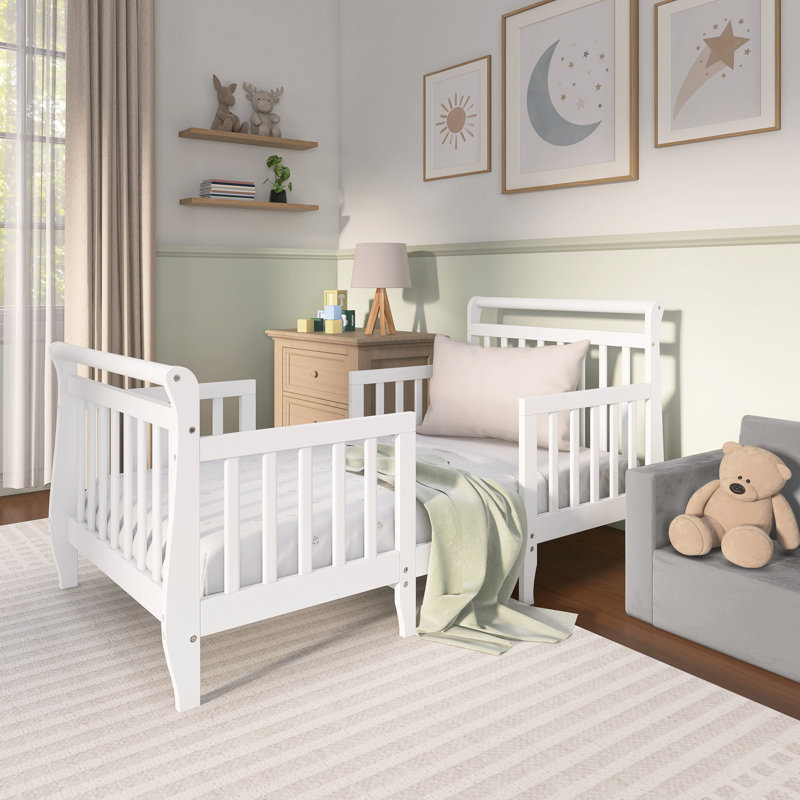 Bhatade Kids Toddler Bed, White