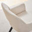 Linen Blend Upholstered Armchair-129704579-129704582-129704585