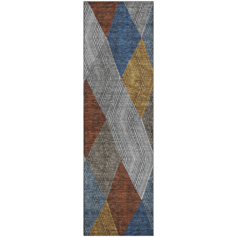 Premium Machine Washable Prisco Gray Rug