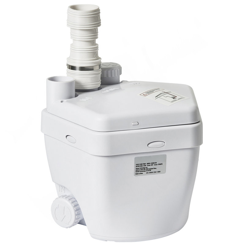 Système de pompe de vidange de lavabo utilitaire avec système de pompe de vidange de buanderie 1/3 HP 1500 GPH 18Ft