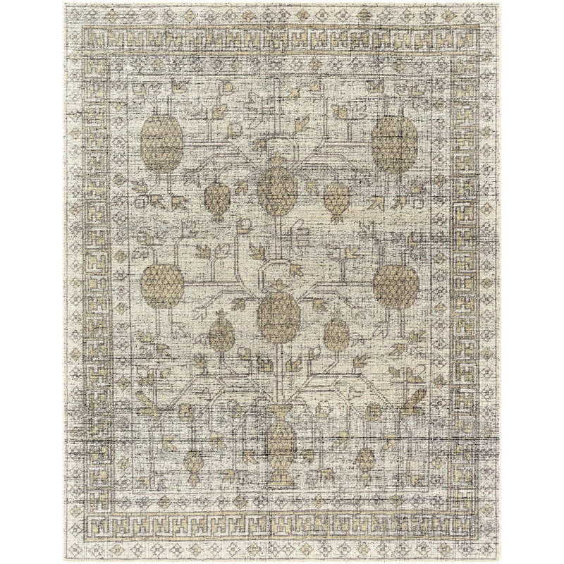 Tulu Hand Knotted Area Rug, Rectangle 2' x 3'