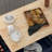 Rolling Kitchen Island Drop Leaf, Kitchen Cart On Wheels, Top Breakfast Nook With Storage Drawers, 4-Door Cabinets And Spice Rack-1840784546