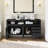 60" Wood Modern 3-Door Sideboard With Solid Wood Veneer-116970430