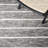 Kenra Hand Tufted Wool/Cotton Striped Rug in Ivory/Black-1463902613