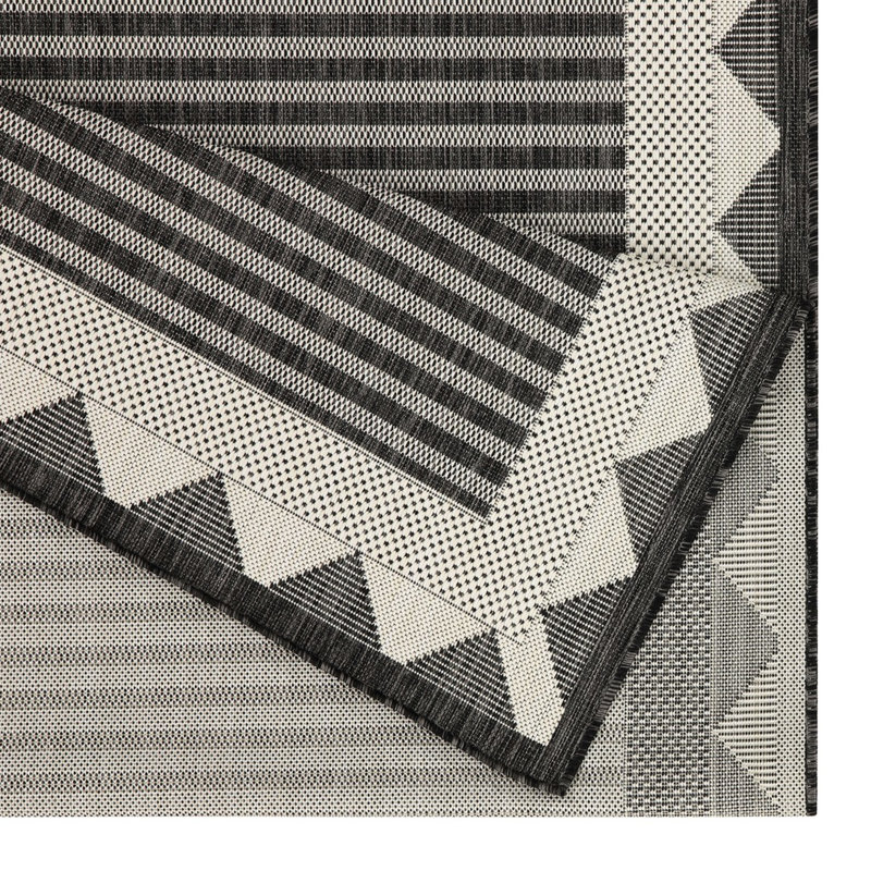 Sunshine Collection Area Rug - Anthracite 7 Ft. 10 In. X 3 Polypropylene, For Indoor & Outdoor, Stain-, Pet Loving Gchar2014 Stain ,