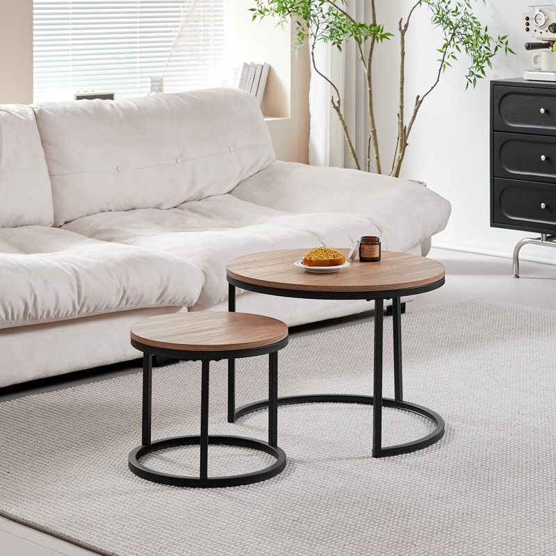 Smicksburg Frame Coffee Table, Dark Brown