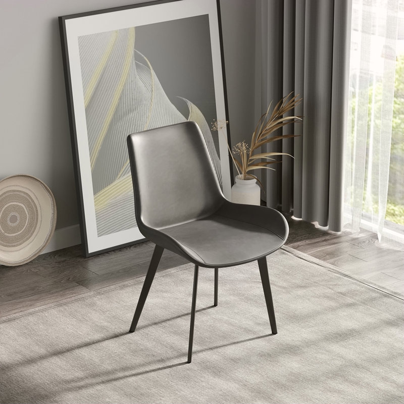 Chaise de salle à manger Modern, 2, Noir