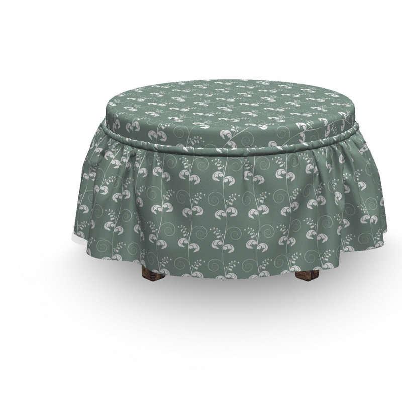 Box Cushion Ottoman Slipcover