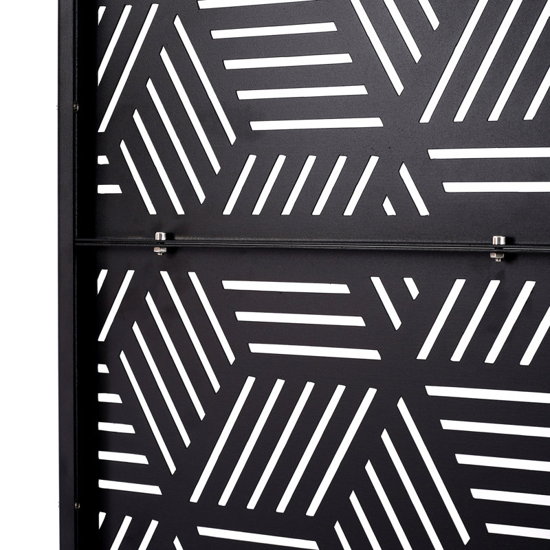Écran d'intimité pour l'extérieur et l'intérieur, Noir, noir, noir, noir