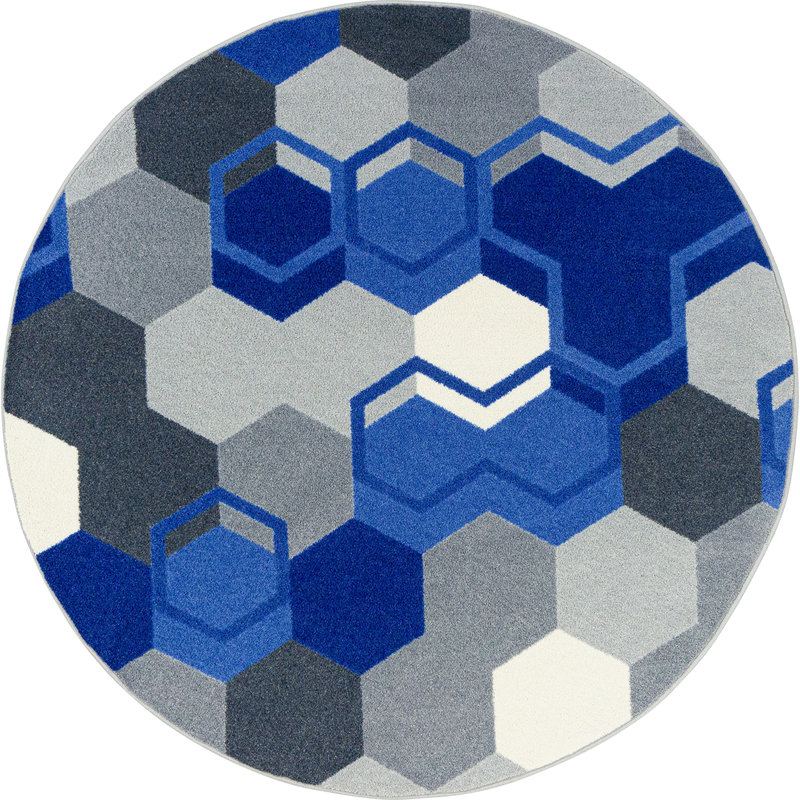 Tapis Team Up par Joy Carpets, Rond 7 pi 7 po