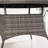 Momoyo Round Glass Outdoor Dining Table Umbrella Hole , 53.15 " W 53.15 " D-133863205