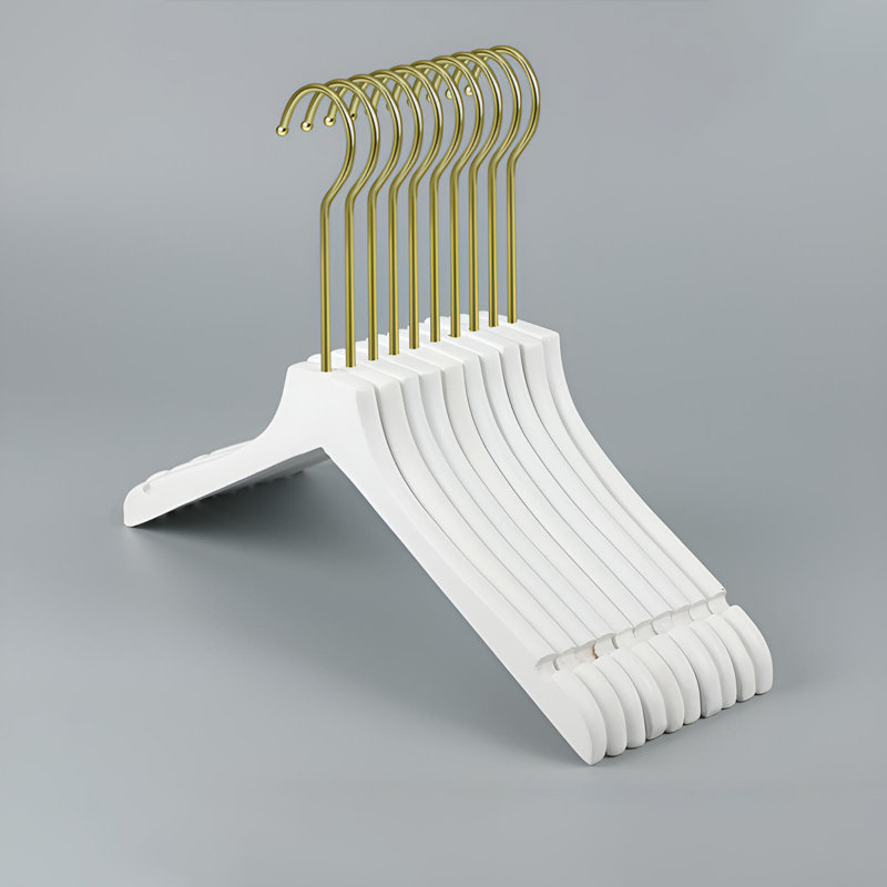Cintres modernes pour pantalons en bois pour la maison, 10