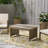 Gray-Finished Acacia Wood Outdoor Coffee Table-704875118