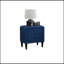 Velours magnifique table de chevet 1pc table de chevet 2X tiroirs mobilier de chambre design élégant-555794520