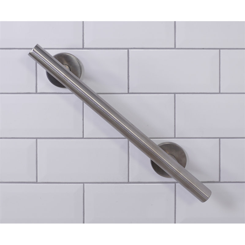 Delastre Grab Bar, 48cm W, Brushed Finish