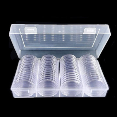 60PC 40MM Transparent