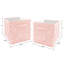 Bac de rangement en tissu Rose Lace-50773248