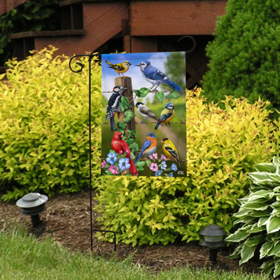 Drapeau de jardin Country Birds