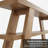 70.87-inch Narrow Side Table With Three-tier Spacious Storage